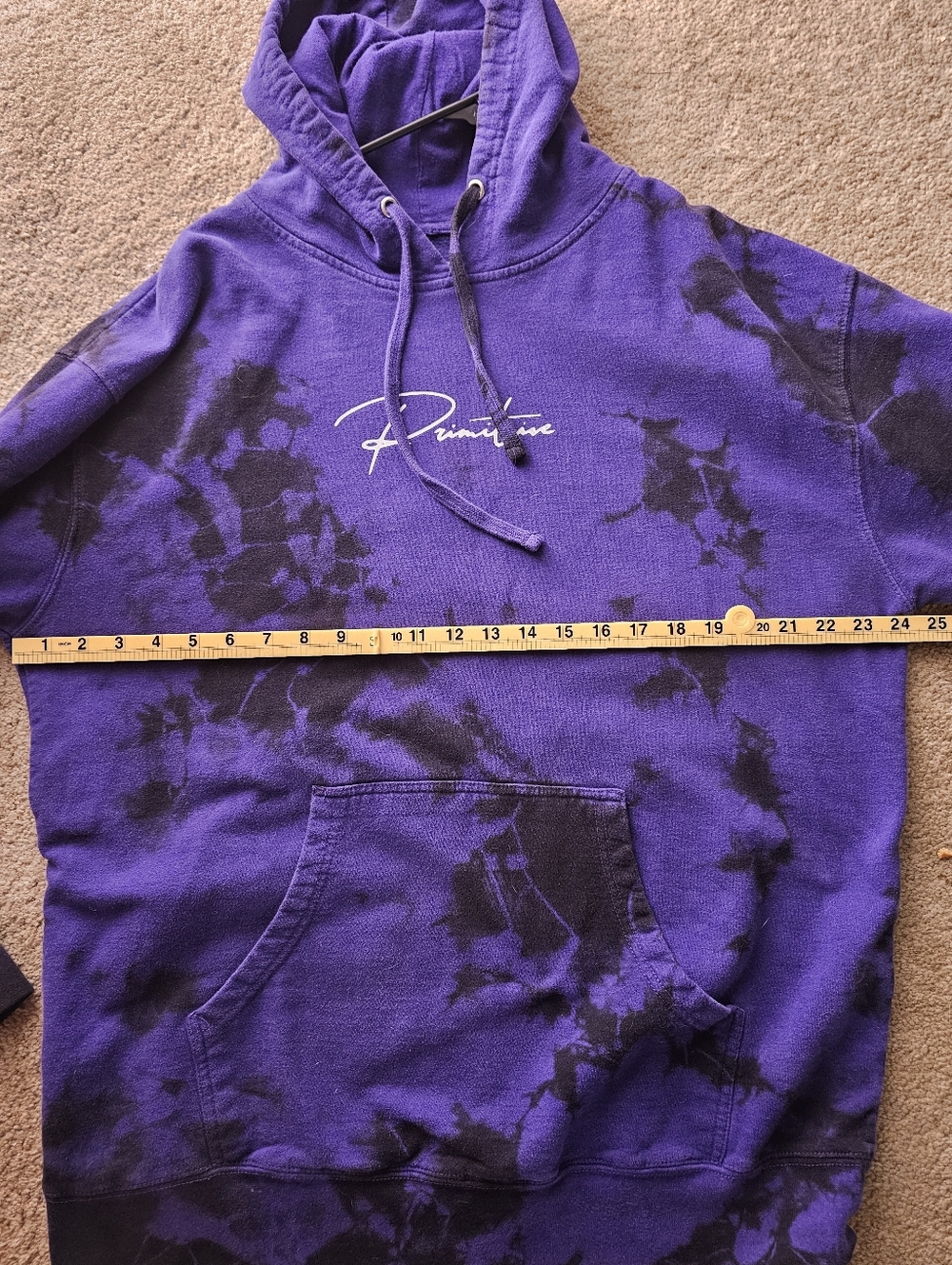 Primitive Purple & Black Tie-Dye Hoodie - Picture 6 of 6